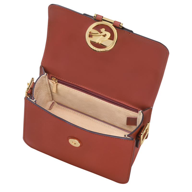 Box-Trot 小号斜挎包S - 棕色