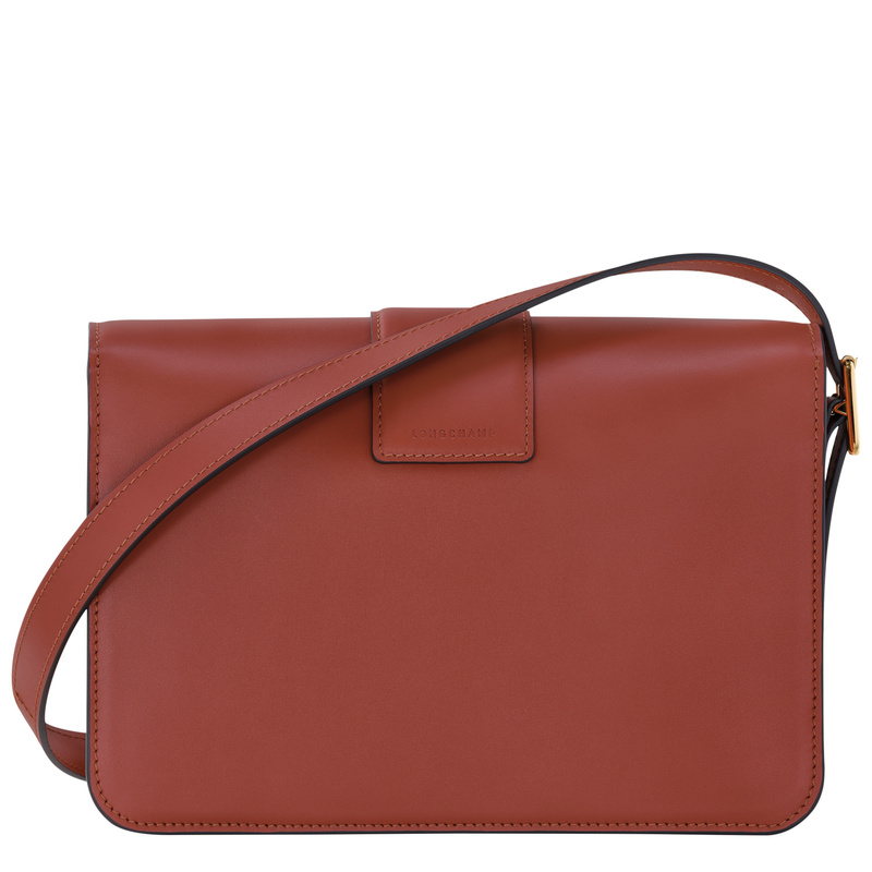 Box-Trot 中号斜挎包M - 棕色