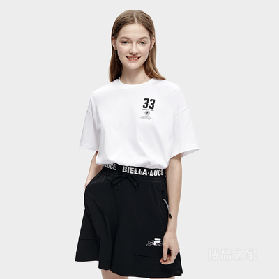 女子潮流运动超宽松短袖T裇