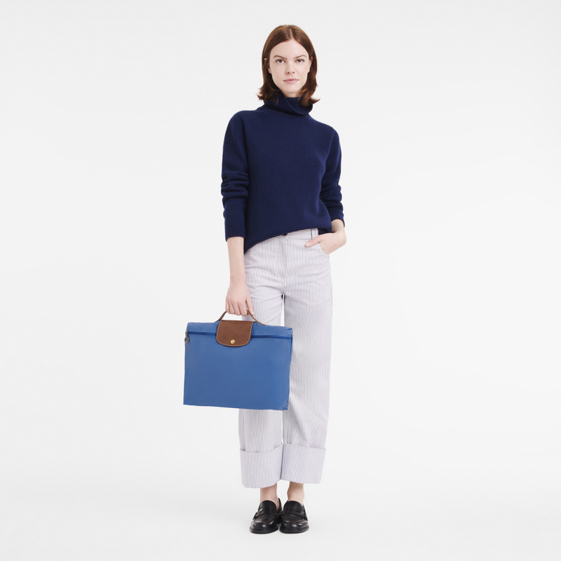 Le Pliage Original      小号公文包 - 蓝色