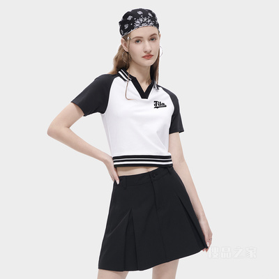 女子潮流运动修身短袖POLO