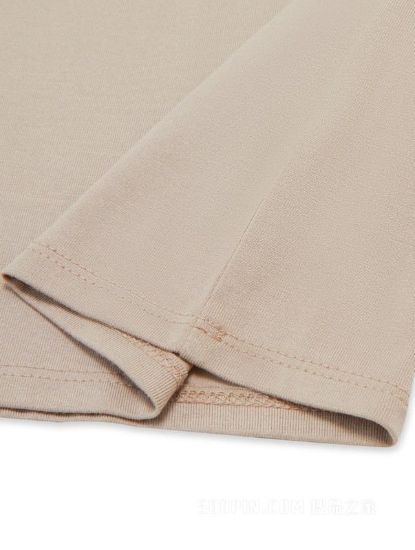 Adaptive23新款春夏女装时尚徽章印花合身短袖T恤76J4086