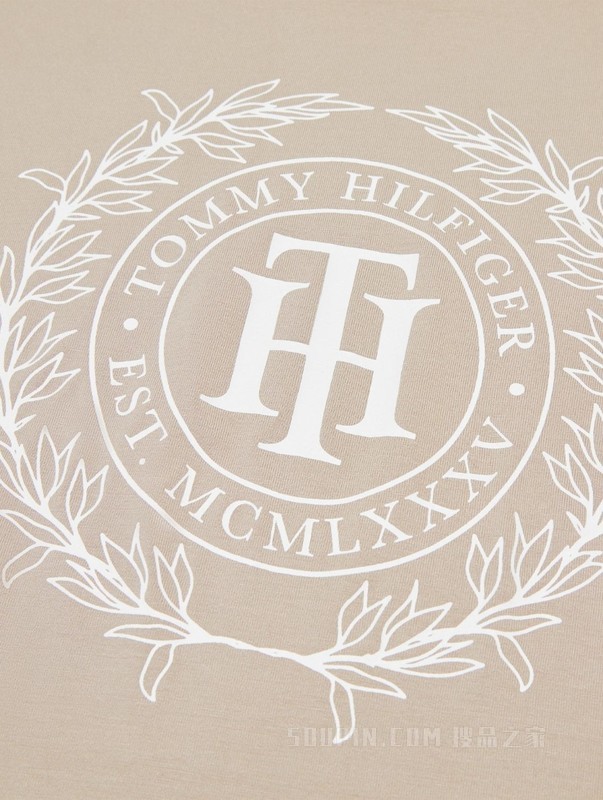 Adaptive23新款春夏女装时尚徽章印花合身短袖T恤76J4086