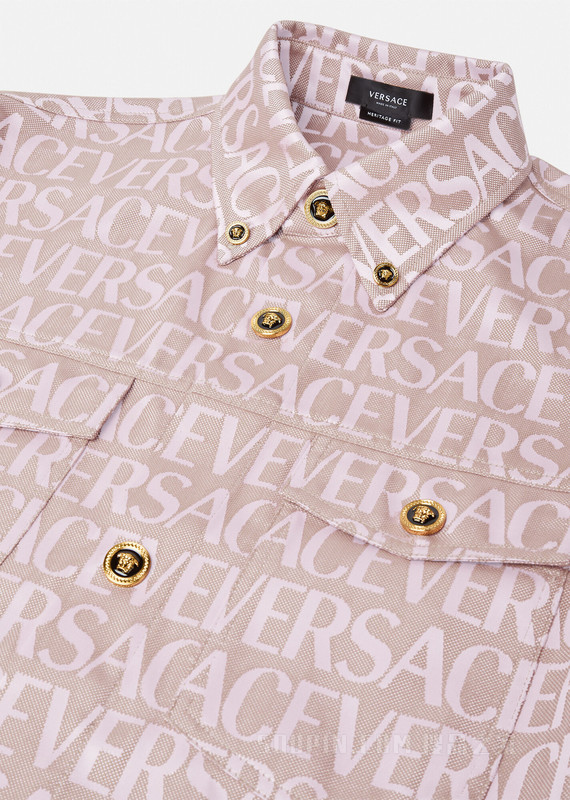 Versace Allover外套式衬衫