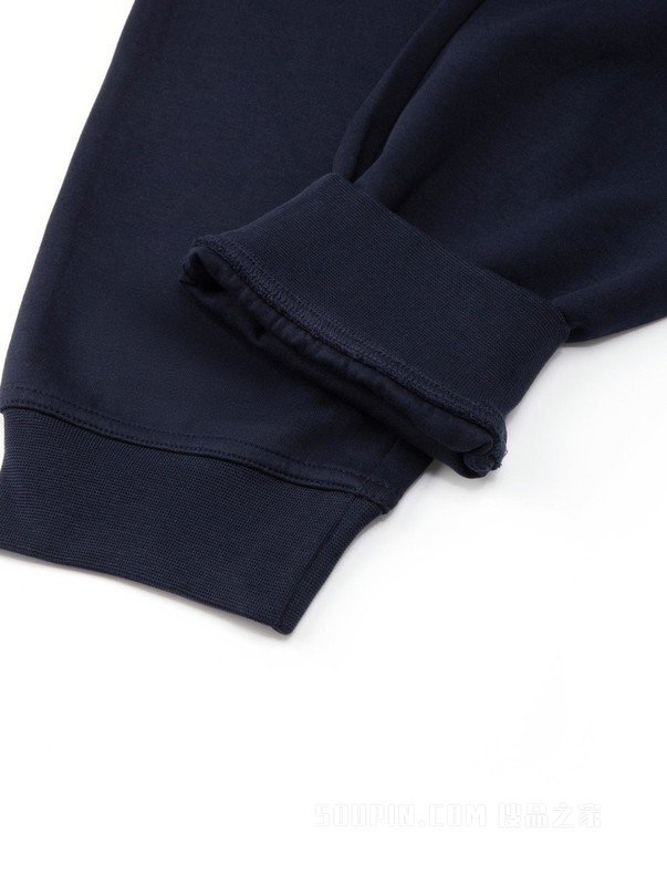 23新款男装经典简约小绣标抽绳束脚合身针织卫裤MW0MW32361