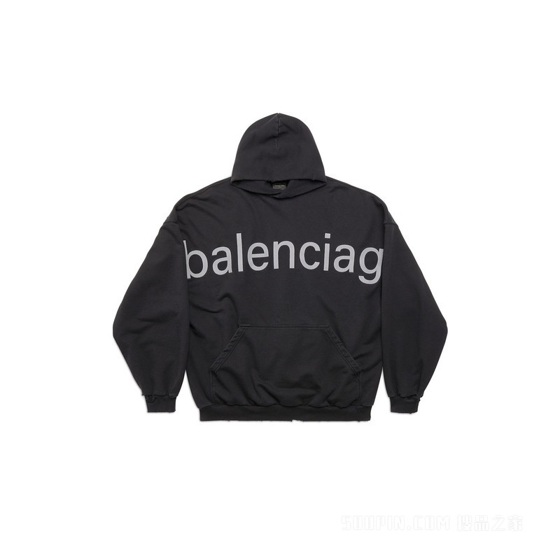 BAL.COM HOODIE大廓形连帽卫衣