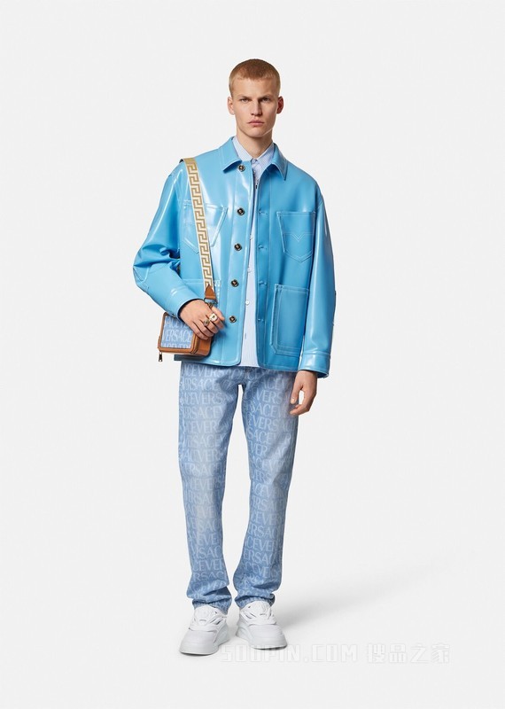 Versace Allover牛仔裤