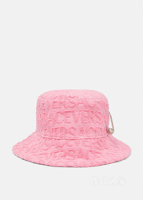 Versace Allover毛巾布渔夫帽