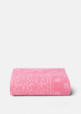 Versace Allover波点浴巾