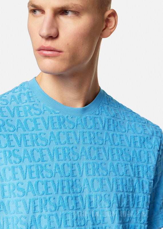 Versace Allover毛巾布T恤