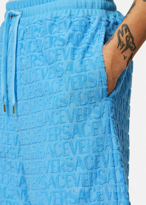 Versace Allover毛巾布短裤