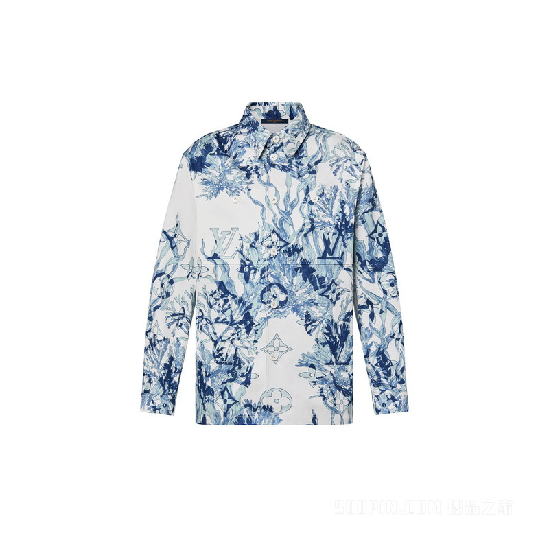 Printed Cotton Overshirt