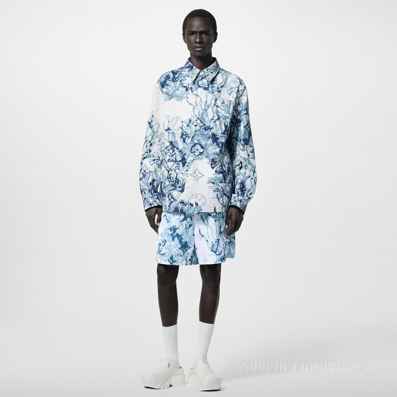 Printed Cotton Overshirt