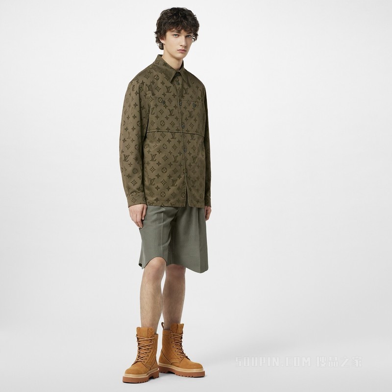 Monogram Cotton Overshirt
