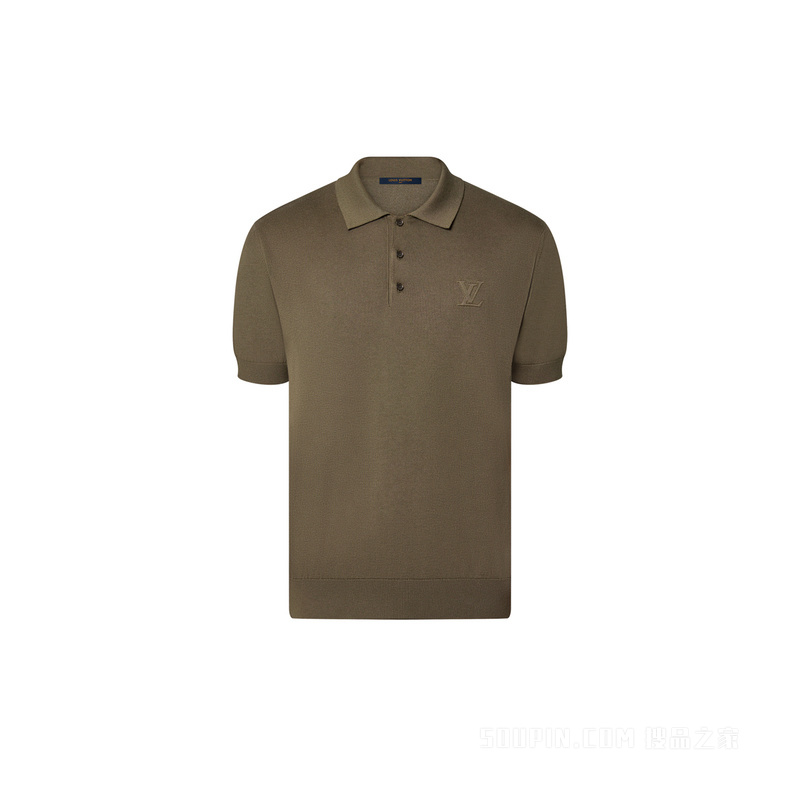 Cashmere And Cotton Blend Short-Sleeved Polo