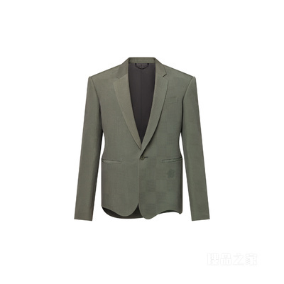 Damier Silk Blend Jacket