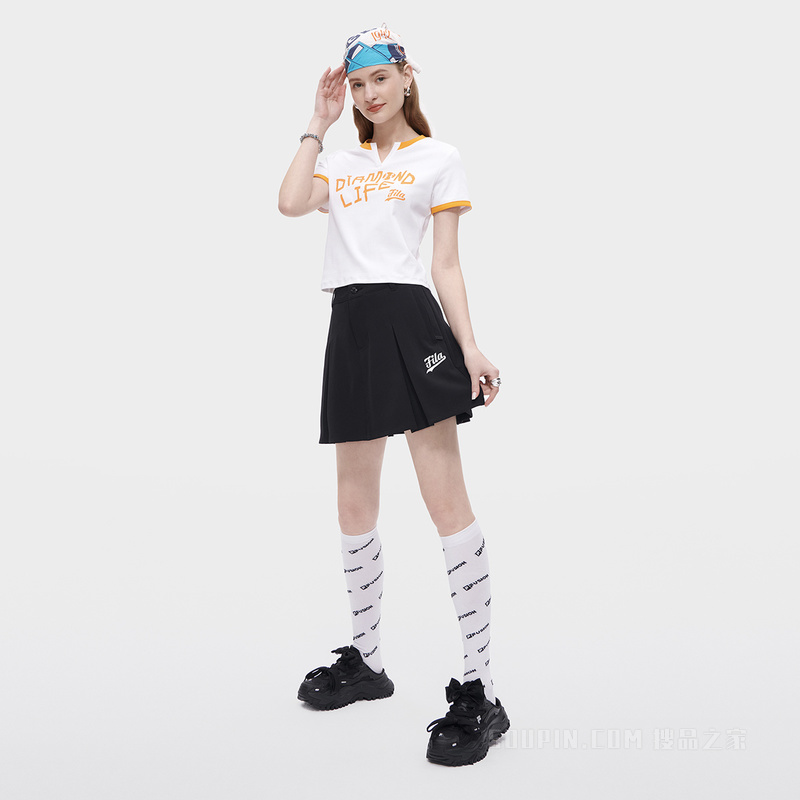 女子潮流运动半身裙