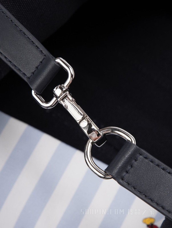 【DISNEY联名系列】23新款女条纹米奇提花大容量托特包15184