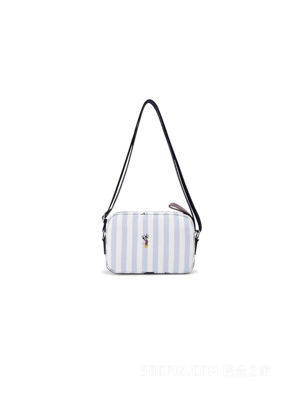 【DISNEY联名系列】23新款女装米奇提花条纹斜挎相机包15185