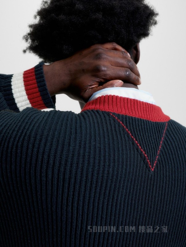 【DISNEY联名系列】23新款男女含羊毛米奇提花宽松毛衣31617