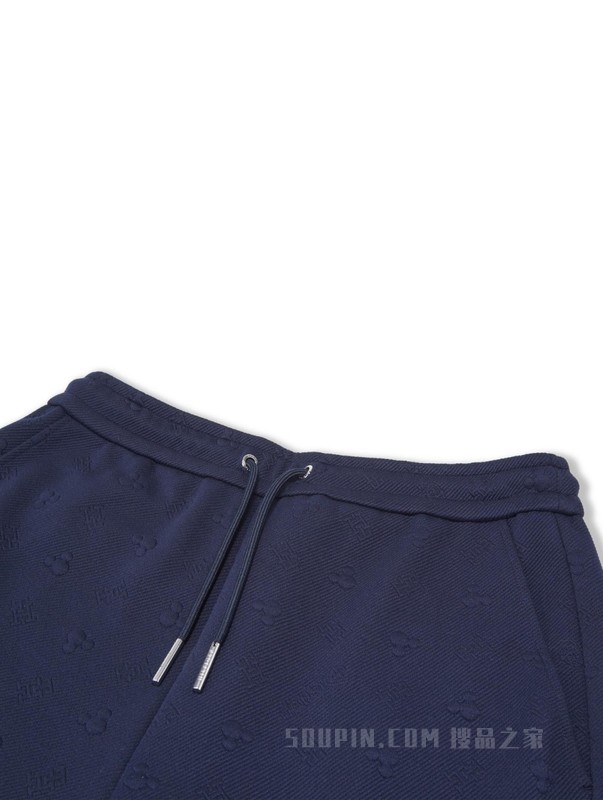 【DISNEY联名系列】23新款男女提花束脚宽松针织卫裤31601