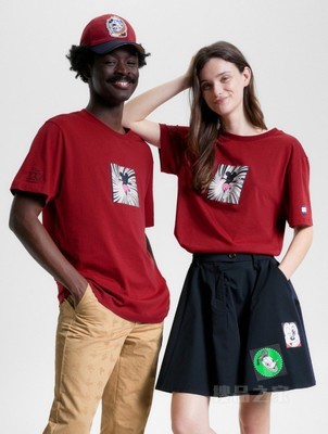 【DISNEY联名系列】23新款男女纯棉卡通宽松短袖T恤31622