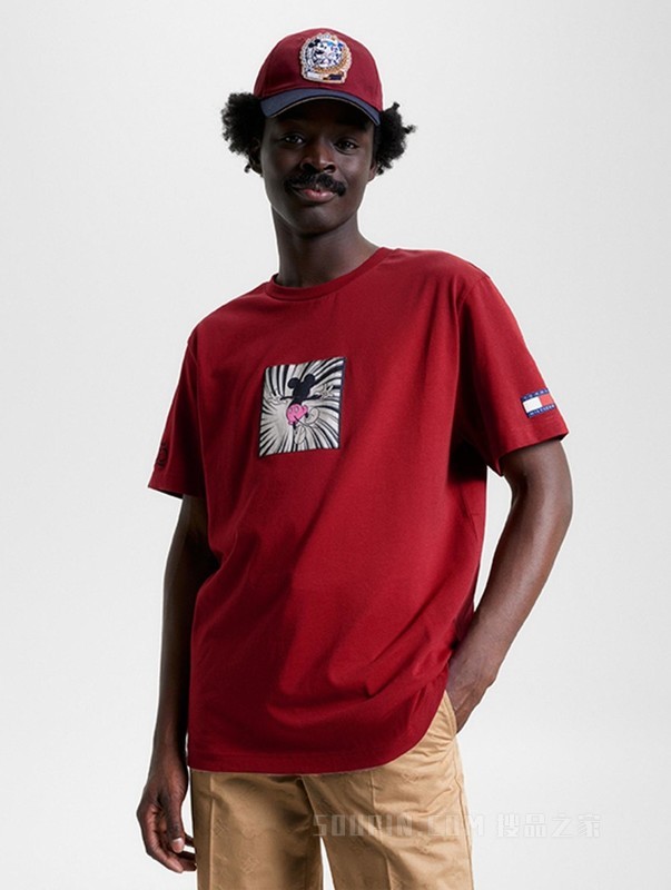 【DISNEY联名系列】23新款男女纯棉卡通宽松短袖T恤31622