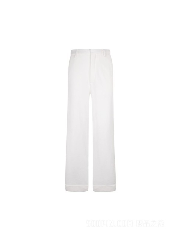 【DISNEY联名系列】23新款男女纯棉暗襟翻边宽松长裤31600