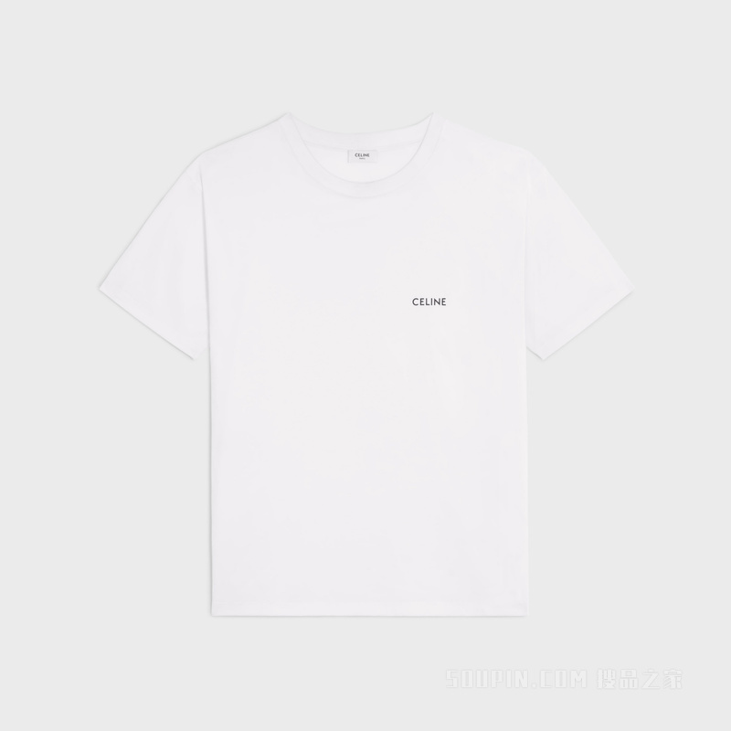 棉质平纹针织宽松T恤 23696