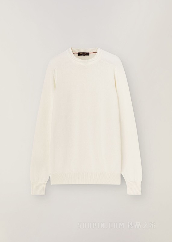 Warwik 圆领针织衫 棉 , 桑蚕丝