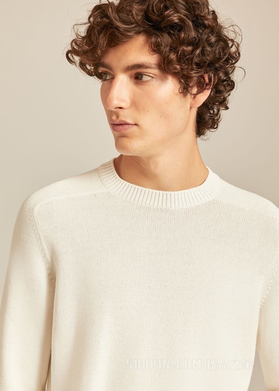 Warwik 圆领针织衫 棉 , 桑蚕丝