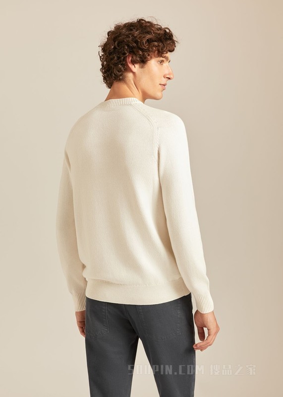 Warwik 圆领针织衫 棉 , 桑蚕丝