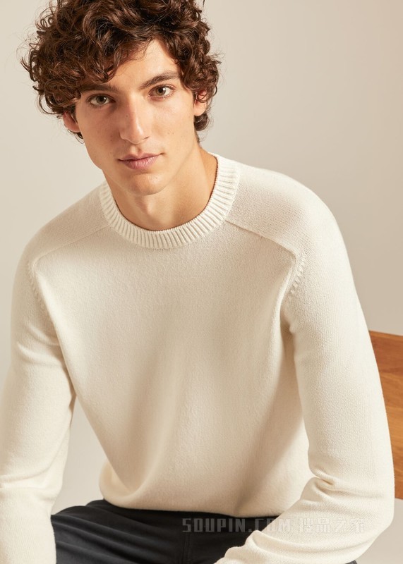 Warwik 圆领针织衫 棉 , 桑蚕丝