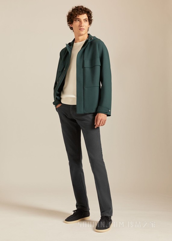 Warwik 圆领针织衫 棉 , 桑蚕丝