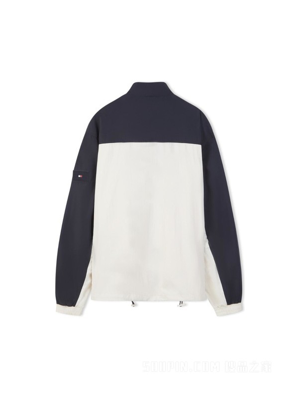 23新款男装简约撞色浮雕字母立领单夹克外套MW0MW31650