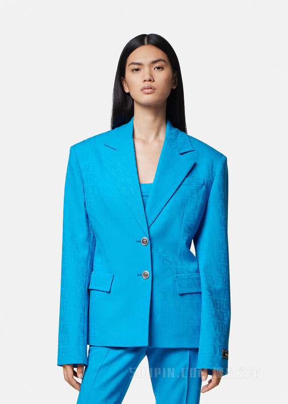 Versace Allover提花西装外套