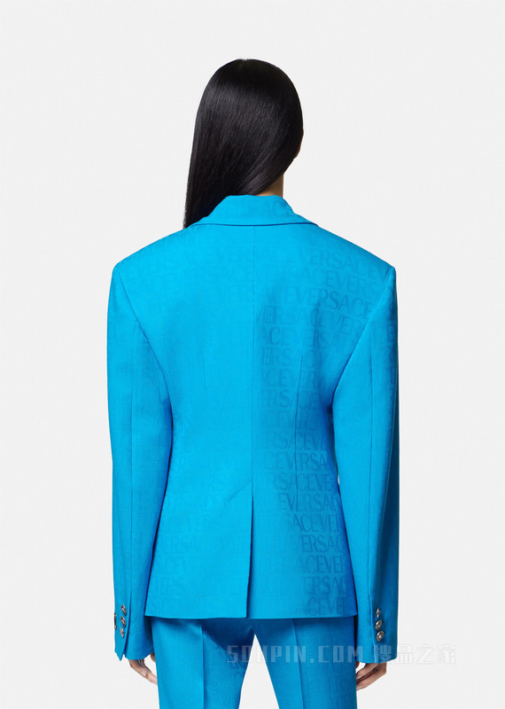 Versace Allover提花西装外套