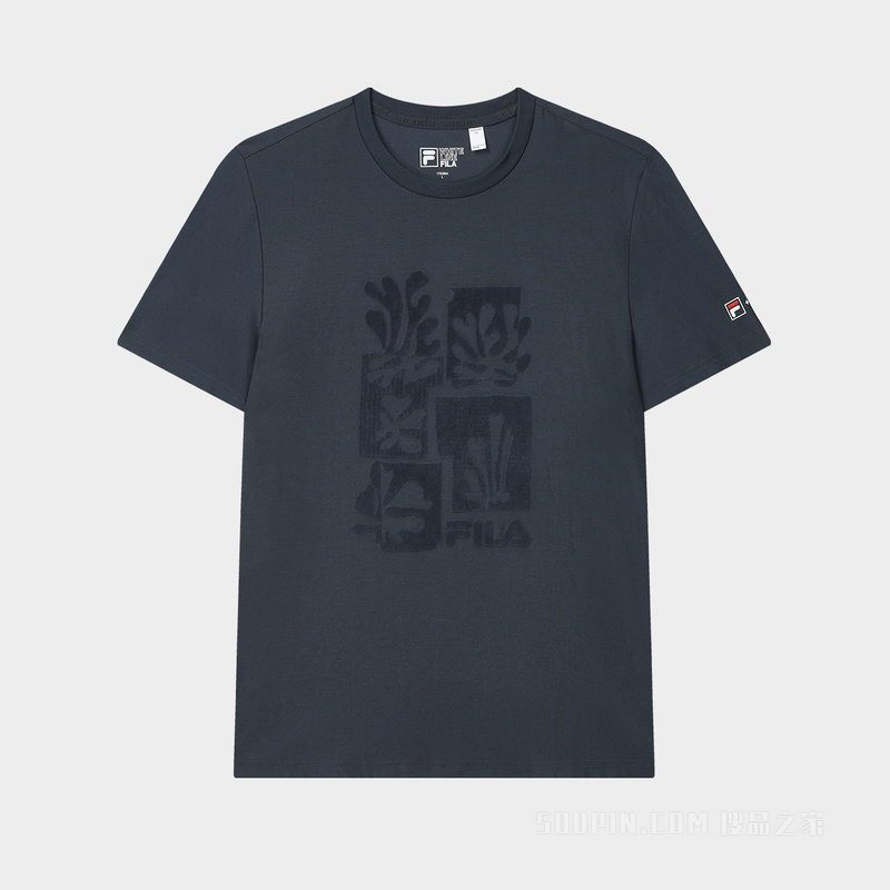 FILA x THE MET联名男子时尚休闲短袖T裇