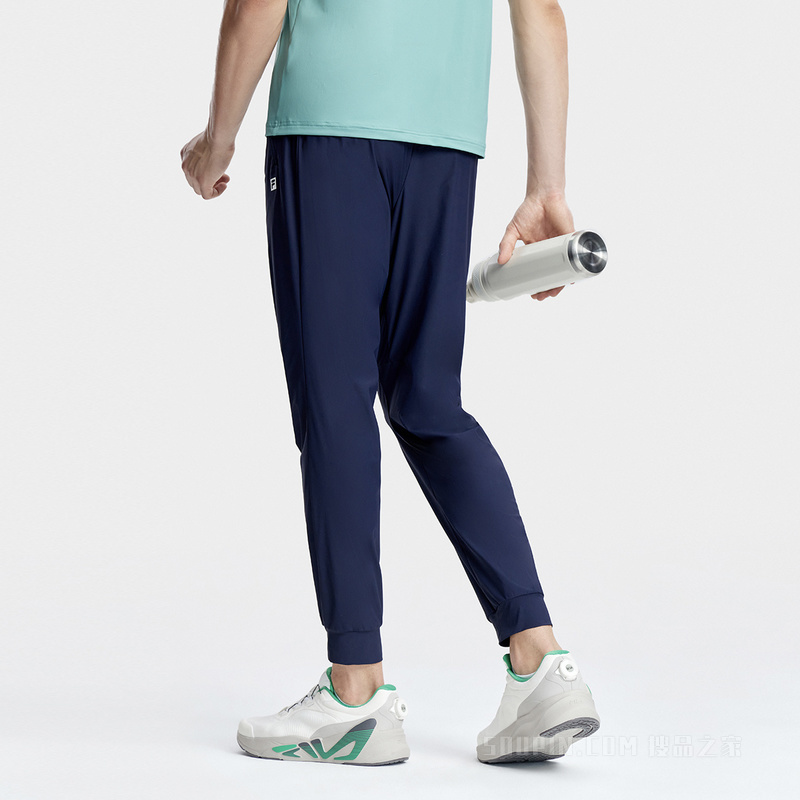 男子场下健身针织长裤