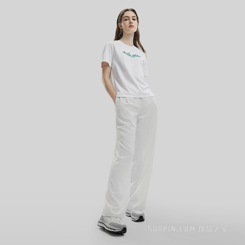 FILA EMERALD女子时尚休闲短袖T裇