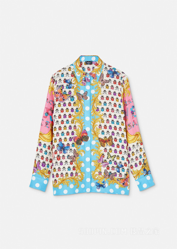 Butterflies真丝衬衫