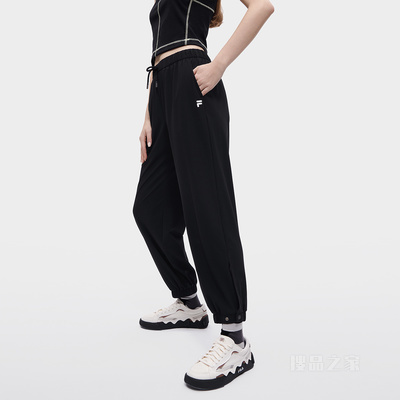 女子潮流运动针织长裤