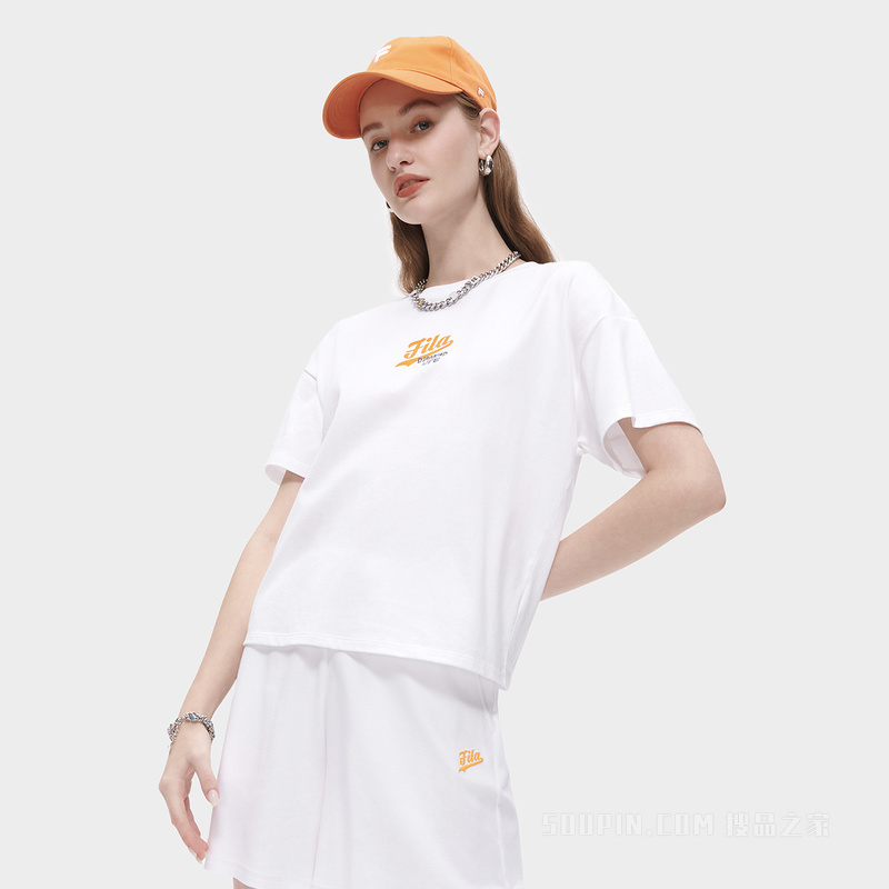 女子潮流运动宽松短袖T恤