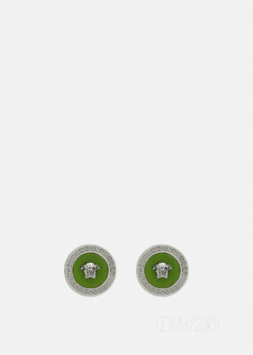 珐琅 Medusa 铆钉耳环