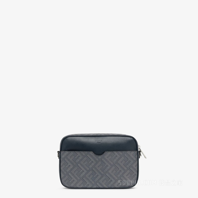 FENDI Roma相机包 条纹FF印花皮革手袋