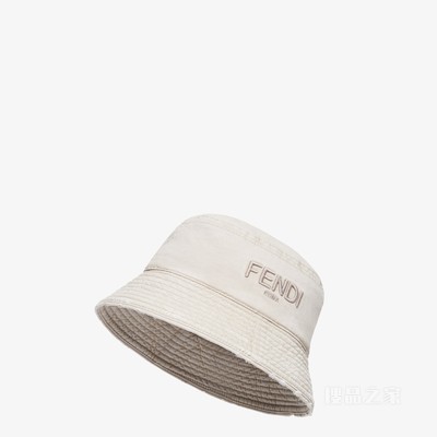帽子 米色棉质渔夫帽