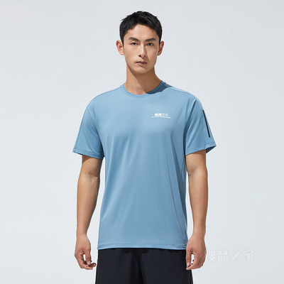 安踏综训系列吸湿速干科技男子短袖针织T恤衫