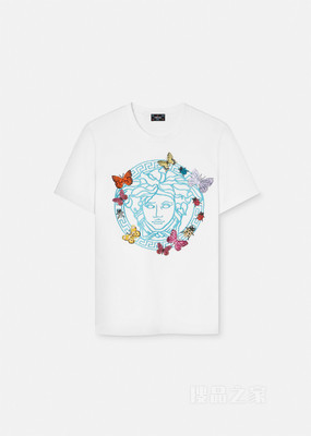水晶Butterflies Medusa T恤
