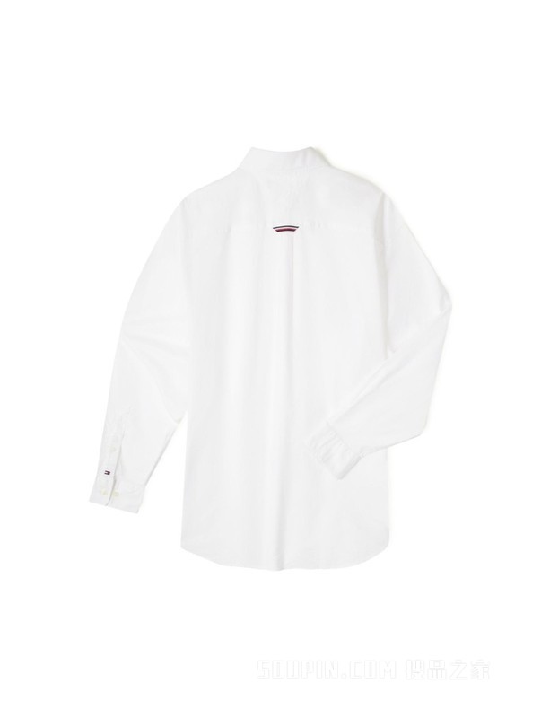 23新款春季男装牛津纺商务休闲尖角扣贴袋长袖衬衫30910