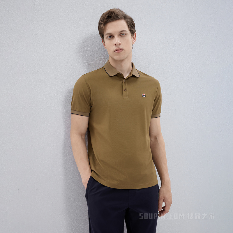男子经典商务短袖POLO